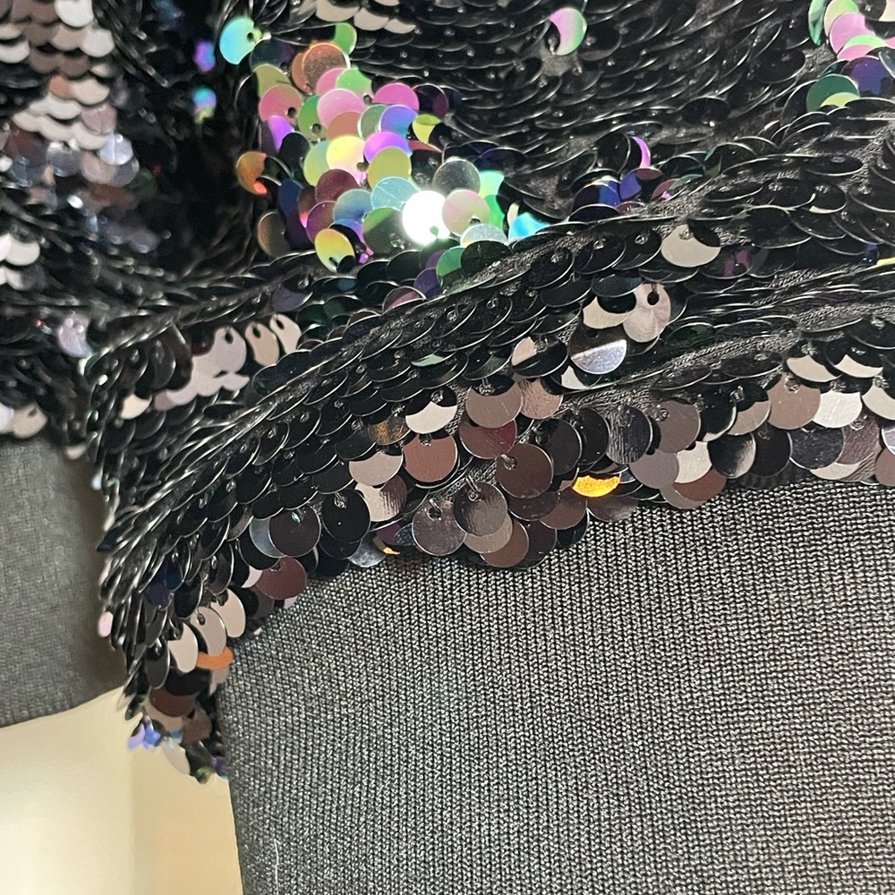 Torrid Black Sequin Bomber Jacket - Picture 6 of 7